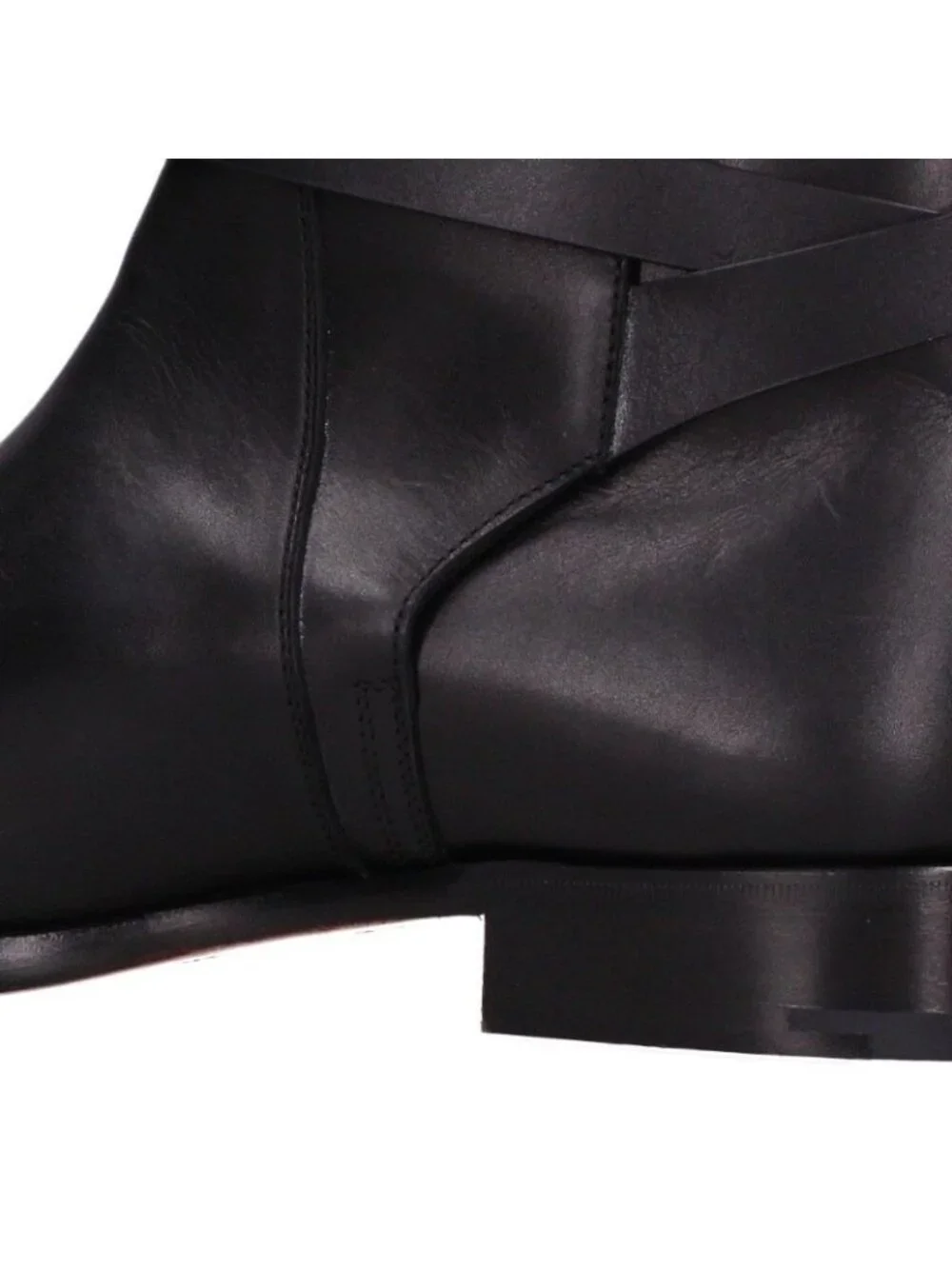 Hermes Fortune Monochrome So Black Kelly Buckle Boots
